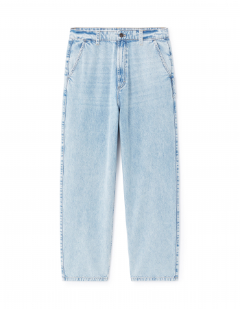 Baggy - Celio Blugi Albastri Deschisi Bottom Barbati