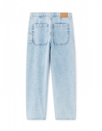 Celio Blugi Albastri Deschisi Bottom Barbati [1]