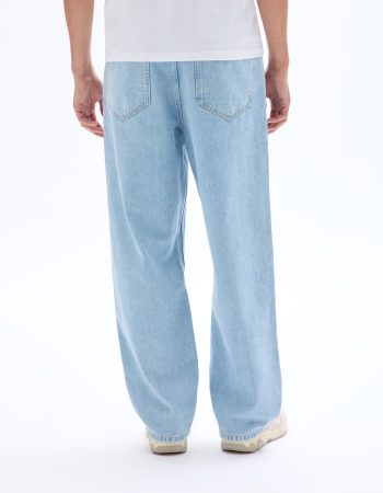 Celio Blugi Albastri Deschisi Bottom Barbati [2]