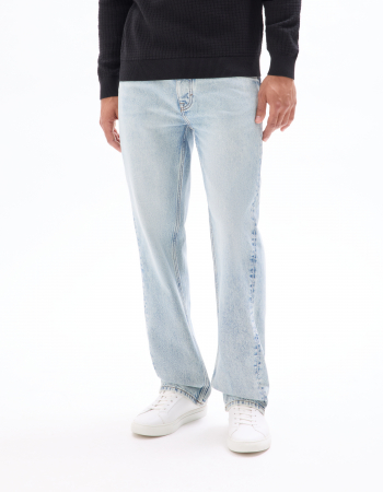 Celio Blugi Albastri Deschisi Bottom Flare Barbati [1]