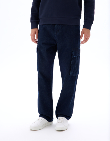 Celio Blugi Navy Bottom Cargo Barbati [1]