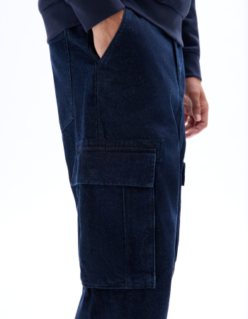 Celio Blugi Navy Bottom Cargo Barbati [4]