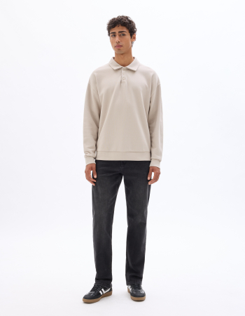 JEANS - Celio Blugi Negri C5 Regular Barbati