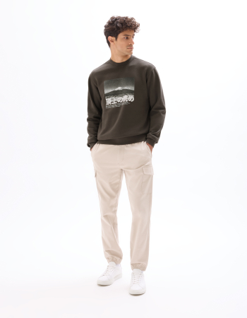 BARBATI - Celio Bluza Gri Inchis  Barbati
