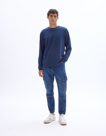 Hanorace - Celio Bluza Bleumarin  Barbati