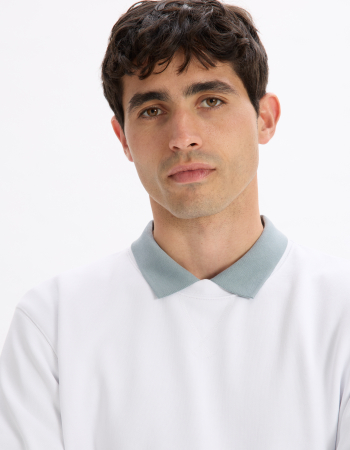 Celio Мужской Свитшот Белый Regular [4]