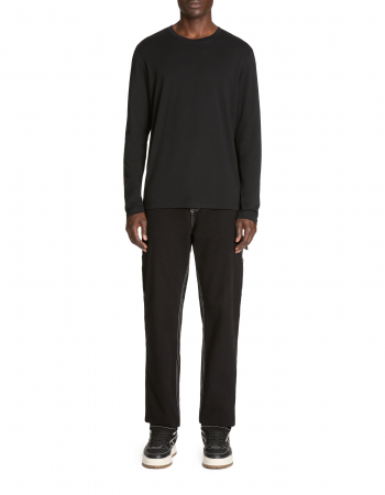 Tricouri si Polo - Celio Bluza Neagra Straight Barbati