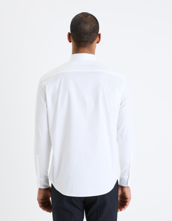 Celio Мужская Рубашка Белая Regular [1]
