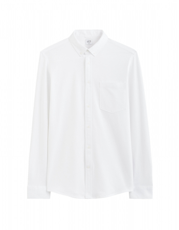 Celio Мужская Рубашка Белая Regular [3]