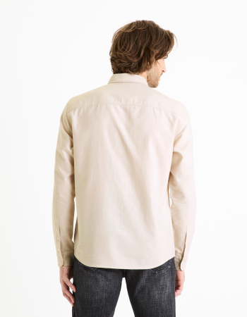 Celio Рубашка Bej Regular [2]