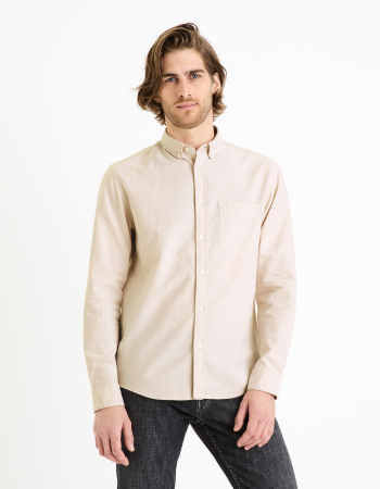 Celio Рубашка Bej Regular [1]