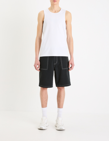 Celio Мужская Майка Белая Slim [2]