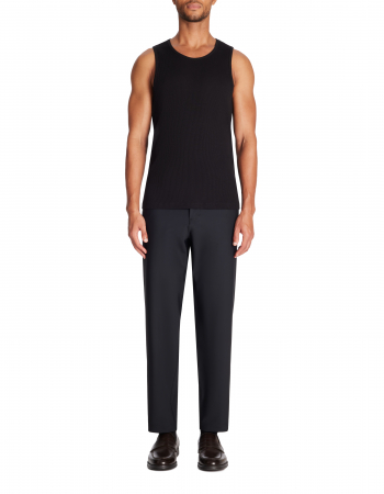 Tricouri si Polo - Celio Maiou Negru Slim Barbati