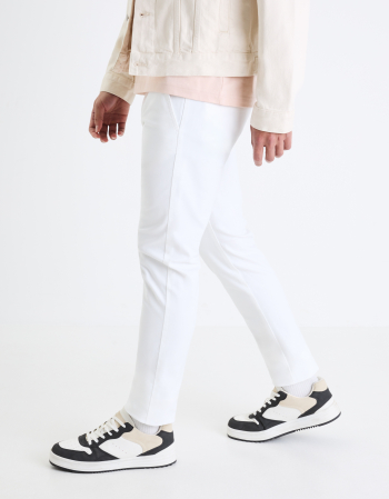 Celio Pantaloni Albi Slim Barbati [3]
