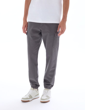 Celio Pantaloni Gri Inchis Straight Barbati [1]