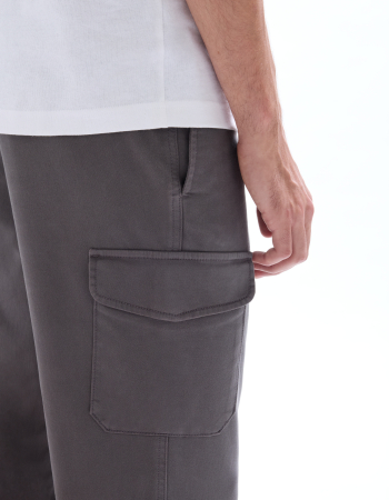Celio Pantaloni Gri Inchis Straight Barbati [4]