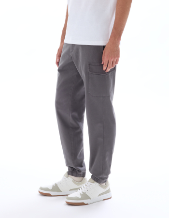 Celio Pantaloni Gri Inchis Straight Barbati [3]