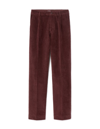 Celio Pantaloni Rosii-Visiniii Straight Barbati [5]