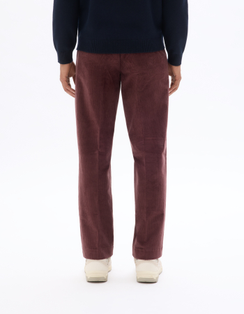 Celio Pantaloni Rosii-Visiniii Straight Barbati [2]