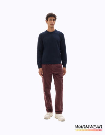 IMBRACAMINTE - Celio Pantaloni Rosii-Visiniii Straight Barbati