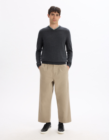 IMBRACAMINTE - Celio Pulover Gri Inchis Straight Barbati