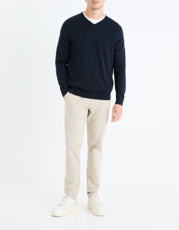BARBATI - Celio Pulover Navy Regular Barbati