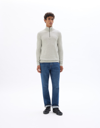 BARBATI - Celio Pulover Gri Deschis  Barbati