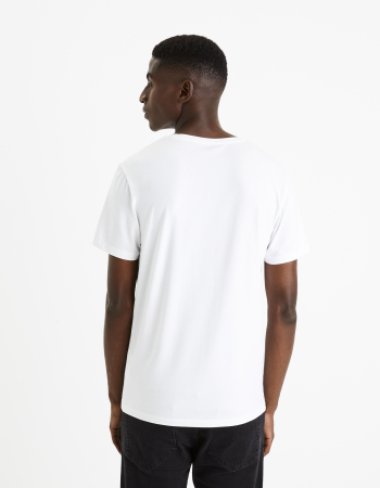 Celio Мужская Футболка Белая Slim [1]