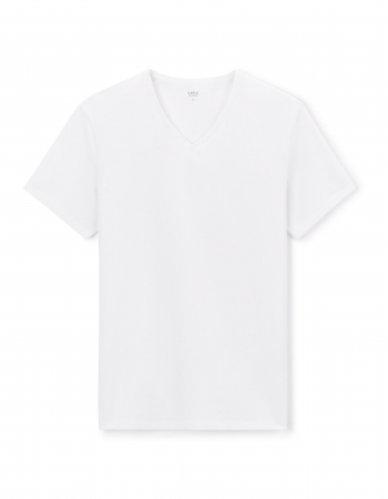 Celio Tricou Alb Slim Barbati [3]