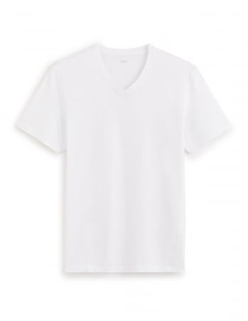 Tricouri si Polo - Celio Tricou Alb Straight Barbati