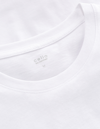 Celio Мужская Футболка Белая Straight [4]