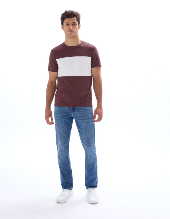 Tricouri si Polo - Celio Tricou Rosu Visiniu  Barbati