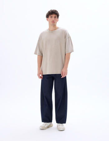 Tricouri si Polo - Celio Tricou Bej  Barbati