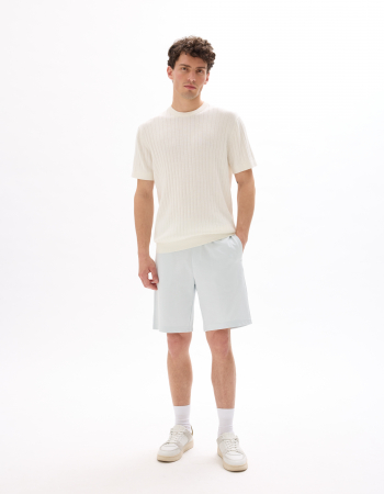 Celio Мужская Футболка Кремовая  [1]