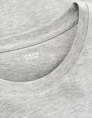 Celio Tricou Gri Deschis Straight Barbati [4]