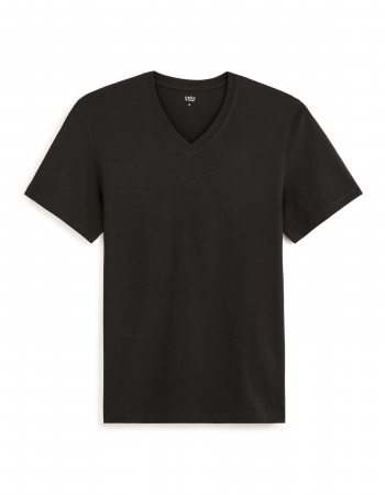 Celio Tricou Negru Straight Barbati [3]