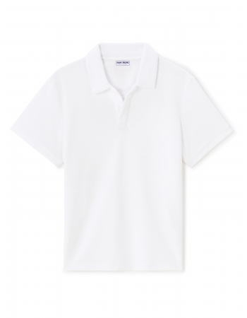 BARBATI - Celio Tricou Polo Alb  Barbati