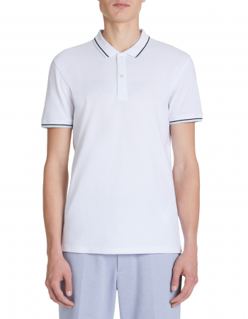 Celio Tricou Polo Alb Slim Barbati [2]