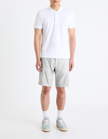 BARBATI - Celio Tricou Polo Alb Straight Barbati