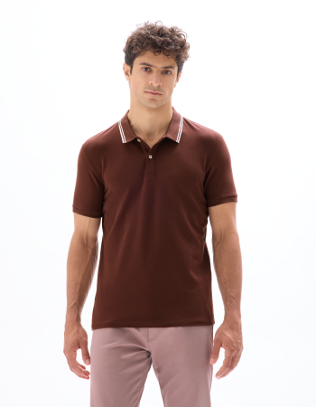 Celio Футболка-Поло Deep Bordeaux  [1]