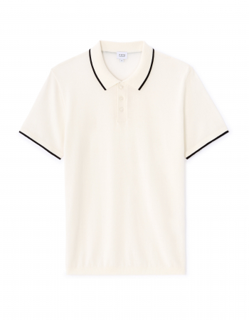 BARBATI - Celio Tricou Polo Crem  Barbati