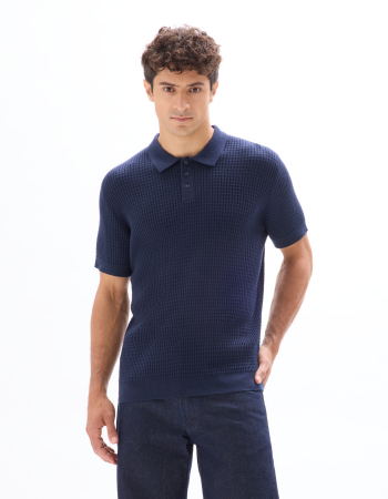 Celio Tricou Polo Indigo  Barbati [1]