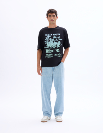 IMBRACAMINTE - Celio Tricou Tricou Negru  Barbati