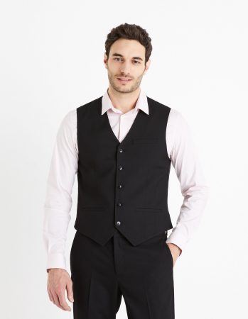 Veste - Celio Vesta Neagra Slim Barbati