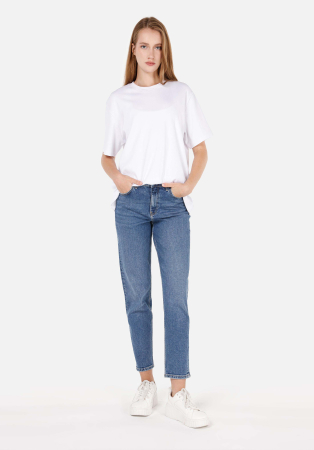JEANS - COLIN'S Blugi Navy 896 MARIA Mom Femei