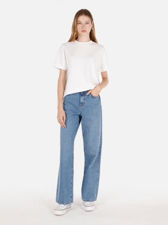 Regular - COLIN'S Blugi Albastri 970 BERRY Wide Leg Femei