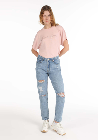 ЖЕНЩИНЫ - COLIN'S Джинсы Blue 970 BERRY Wide Leg