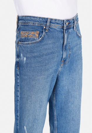 COLIN'S Blugi Albastri Bottom Loose Straight Barbati [4]