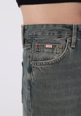 COLIN'S Blugi Gri 970 Berry Wide Leg Femei [4]