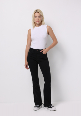Bootcut - COLIN'S Blugi Negri Bottom Femei